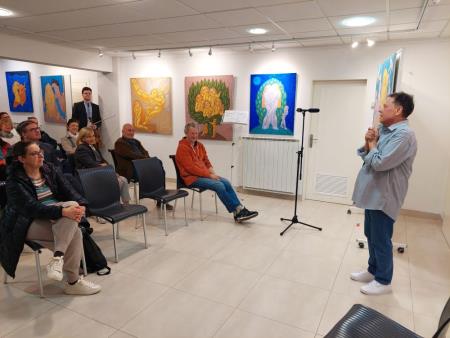 Zahvala Ihorja Nesmiianova, z gestami in v ukrajinščini, a vse razumljeno (3)